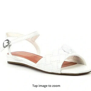 Kurt Geiger London Girls' Kensington‎ white Leather Sandals